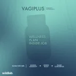 A promotional social media post for a Wildlab Health product called 'Vagiplus Probiotics'.